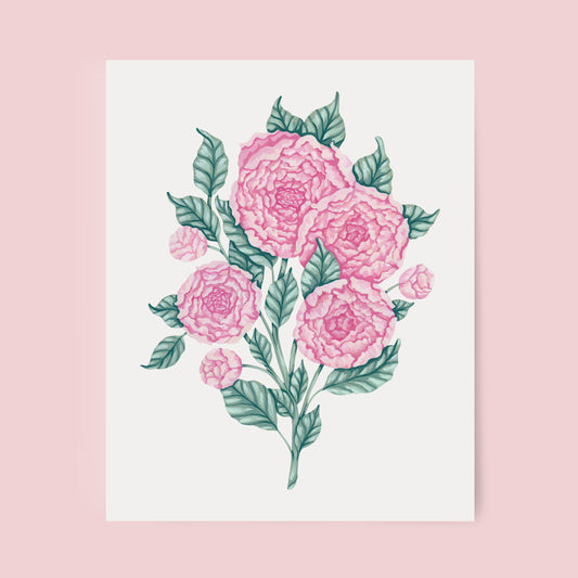 Mia Whittemore_Peony Floral Art Print