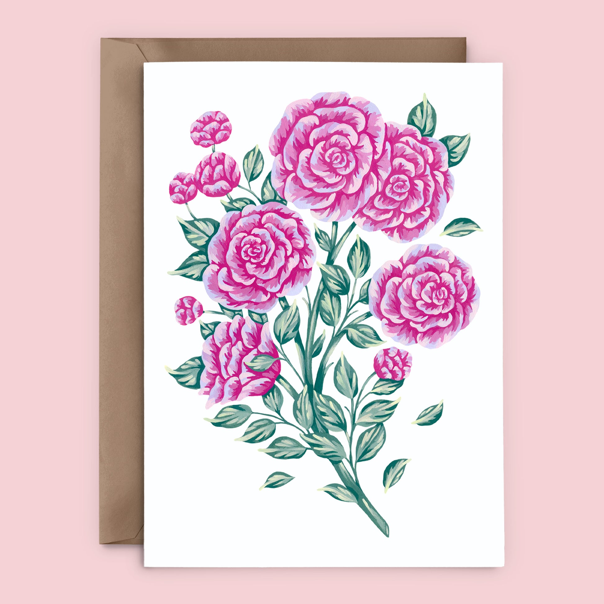Mia Whittemore_Rose Floral Greeting Card
