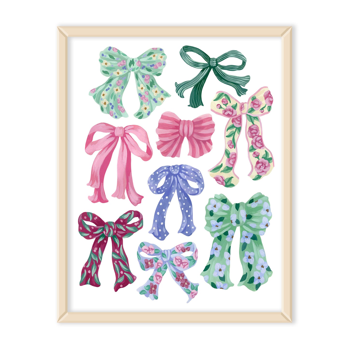 Colorful Bow Art Print