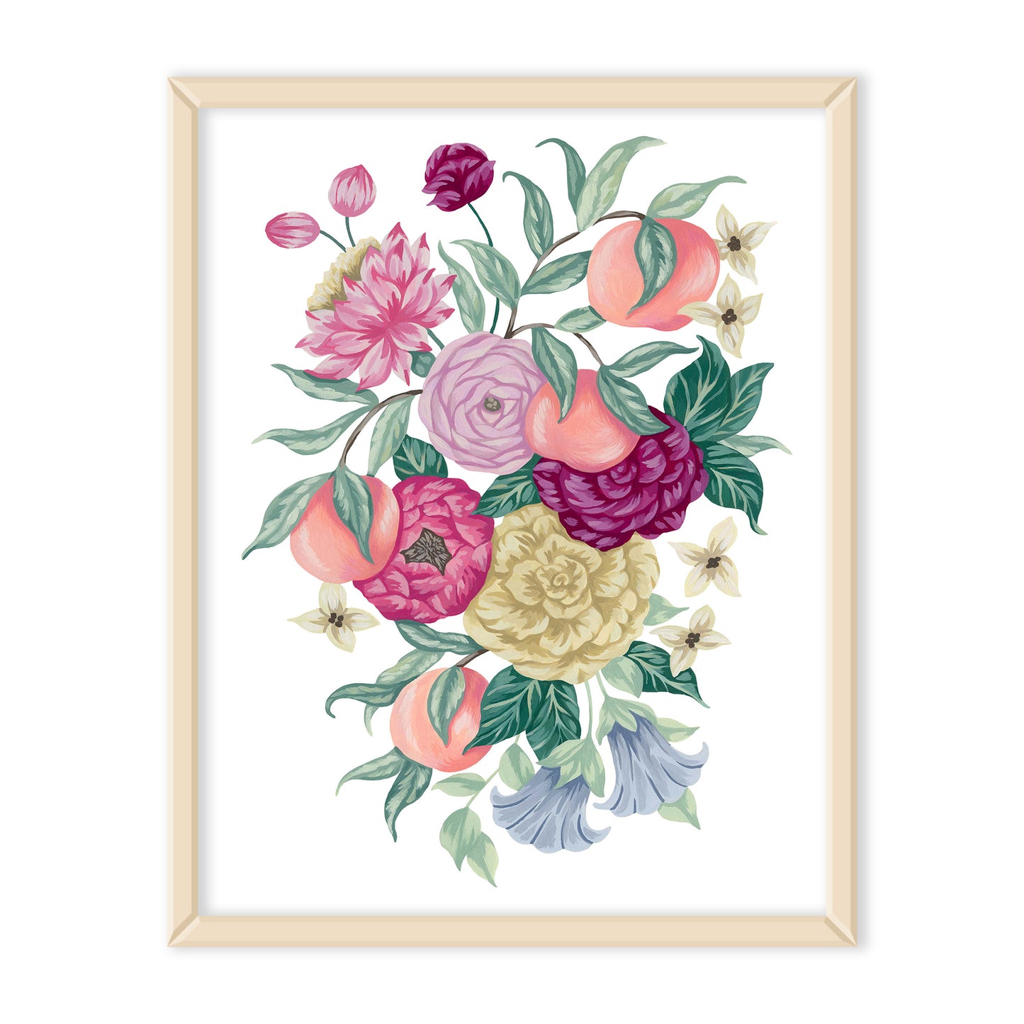 Peach Flower Art Print