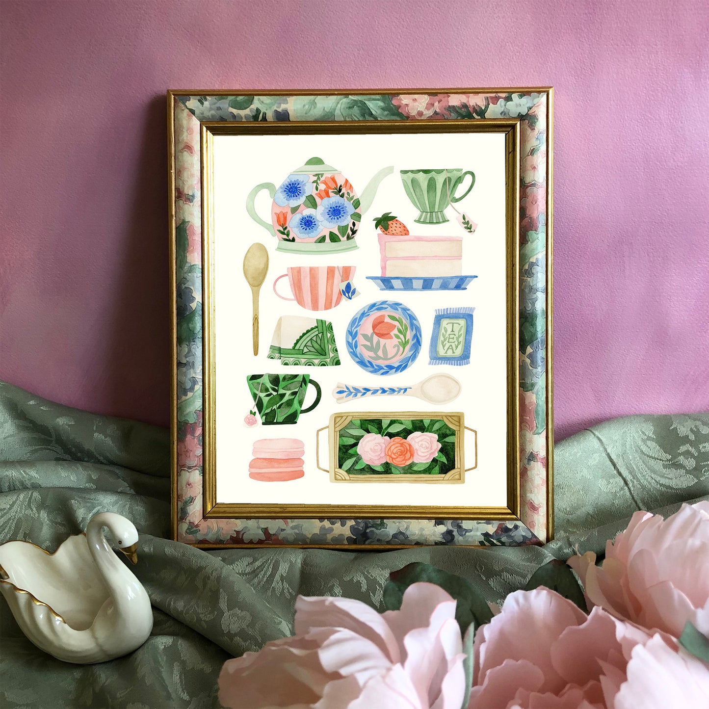 Tea Time Art Print