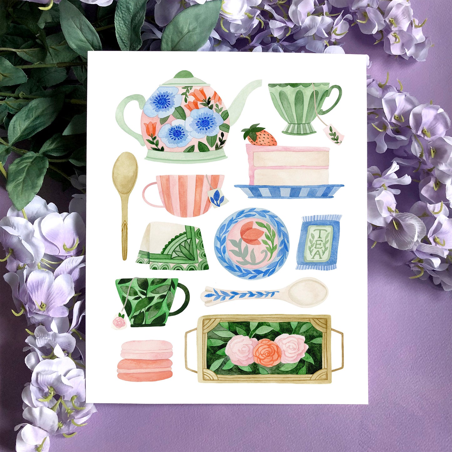 Tea Time Art Print