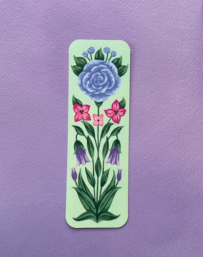 Symmetry Floral Bookmark