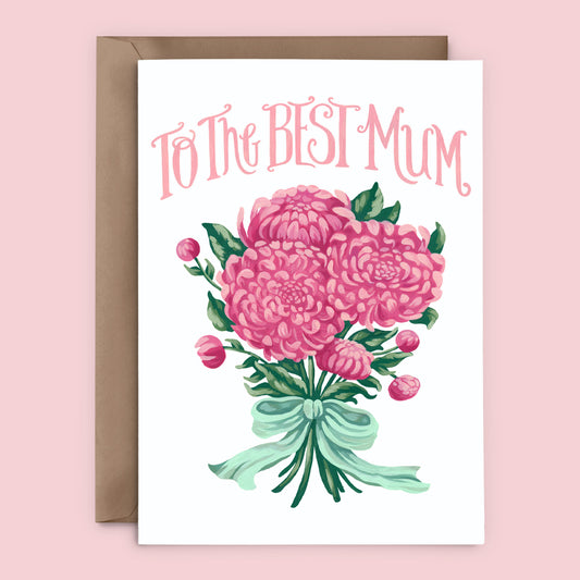 Mia Whittemore Best Mum Greeting Card