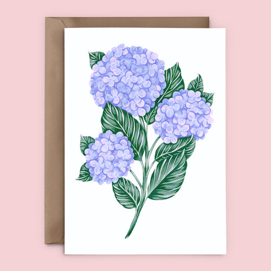 Mia Whittemore Hydrangea Flowers Greeting Card