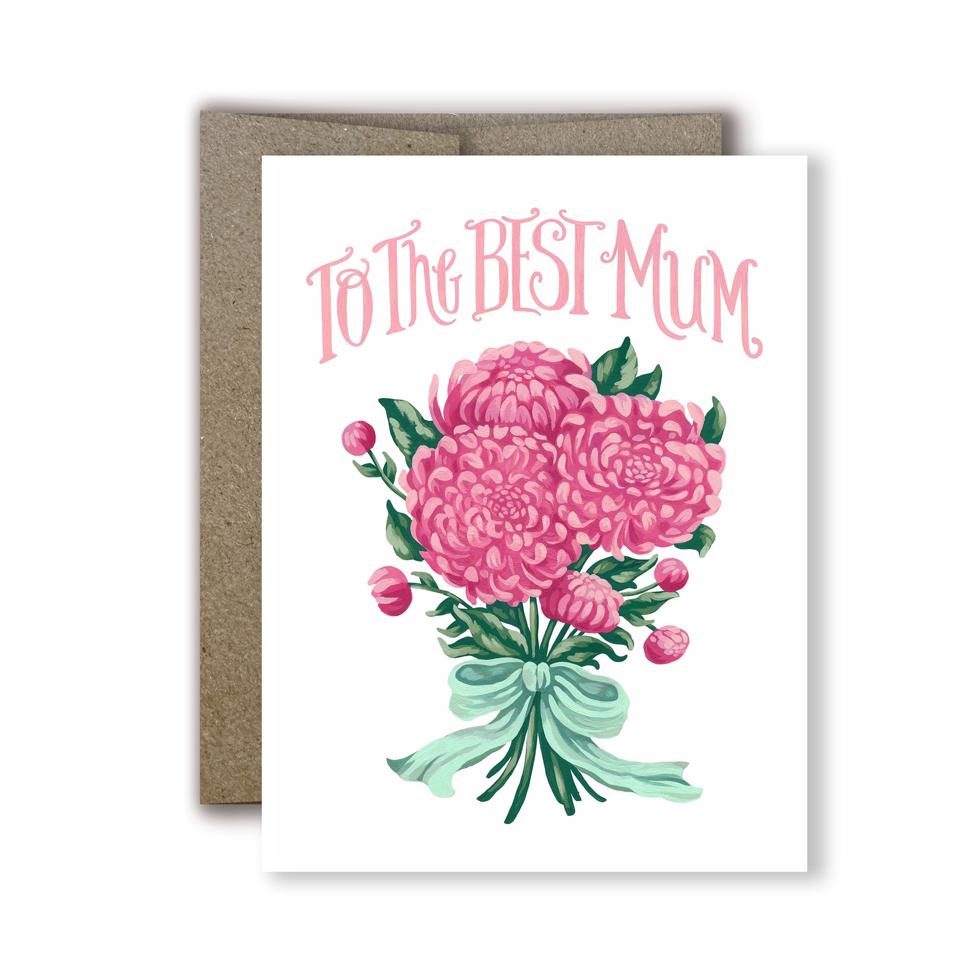 Mia Whittemore Best Mum Flower Greeting Card Main Image 1