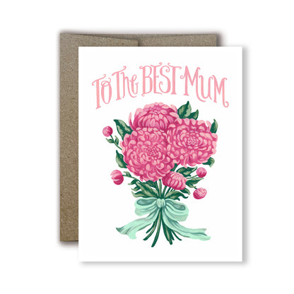 Mia Whittemore Best Mum Flower Greeting Card Main Image 1