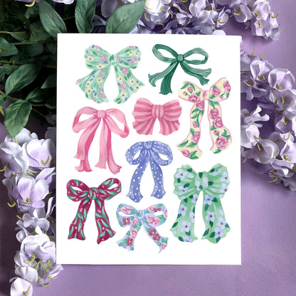 Colorful Bow Art Print