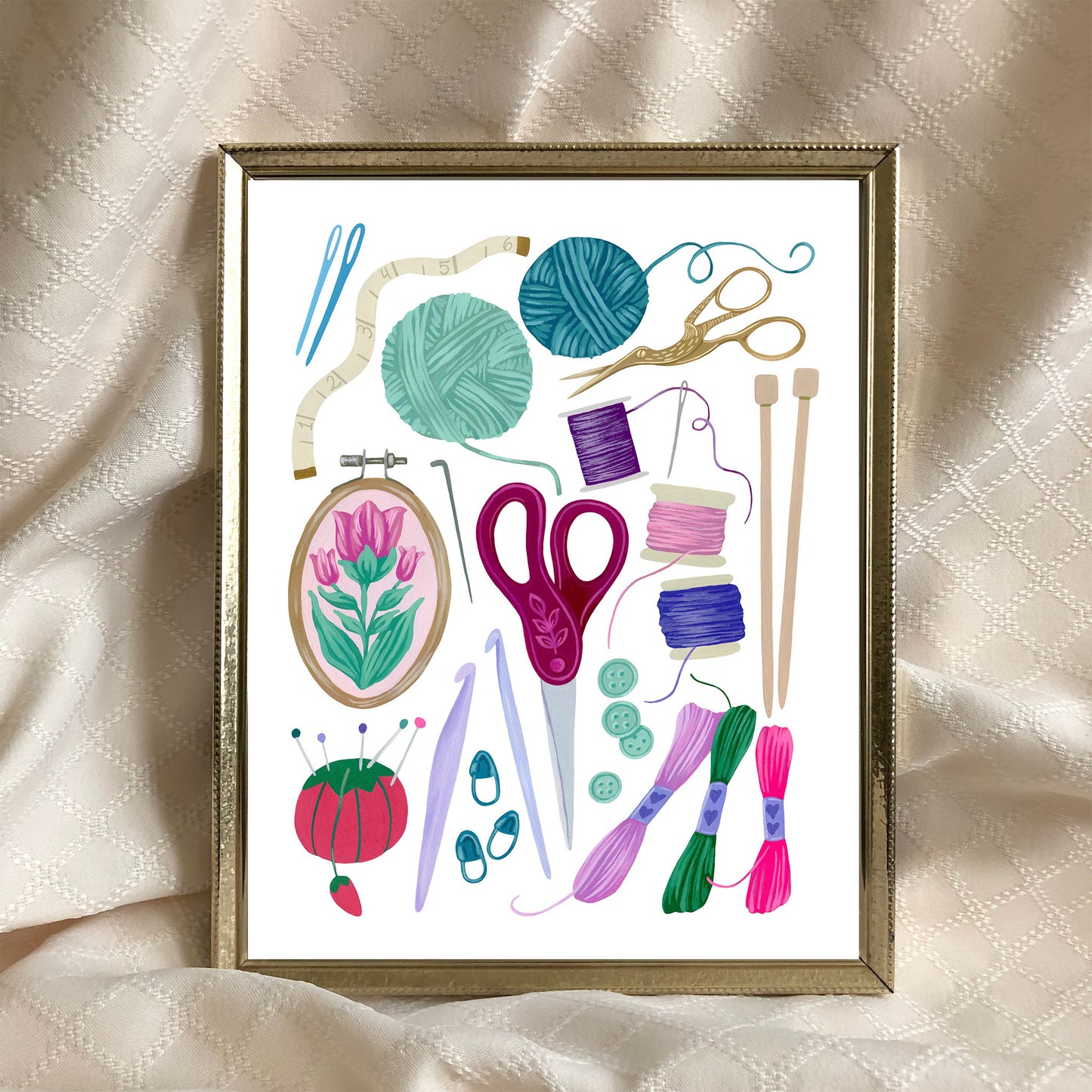 Fiber Art Supplies Print