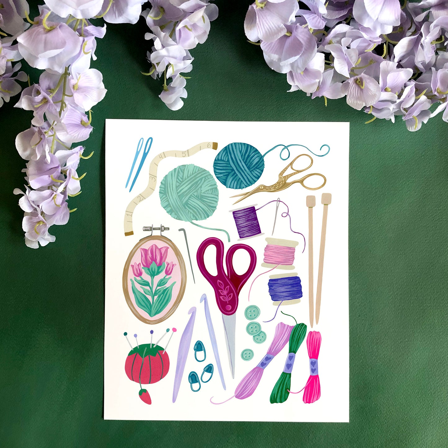 Fiber Art Supplies Print