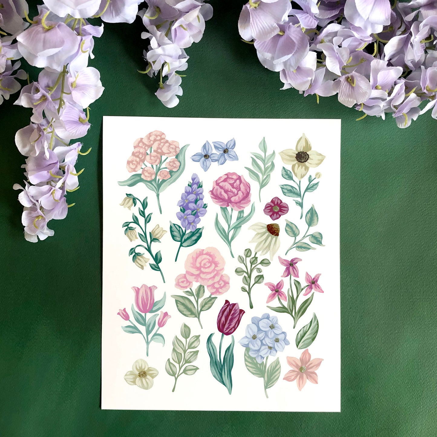 Flower Collection Art Print