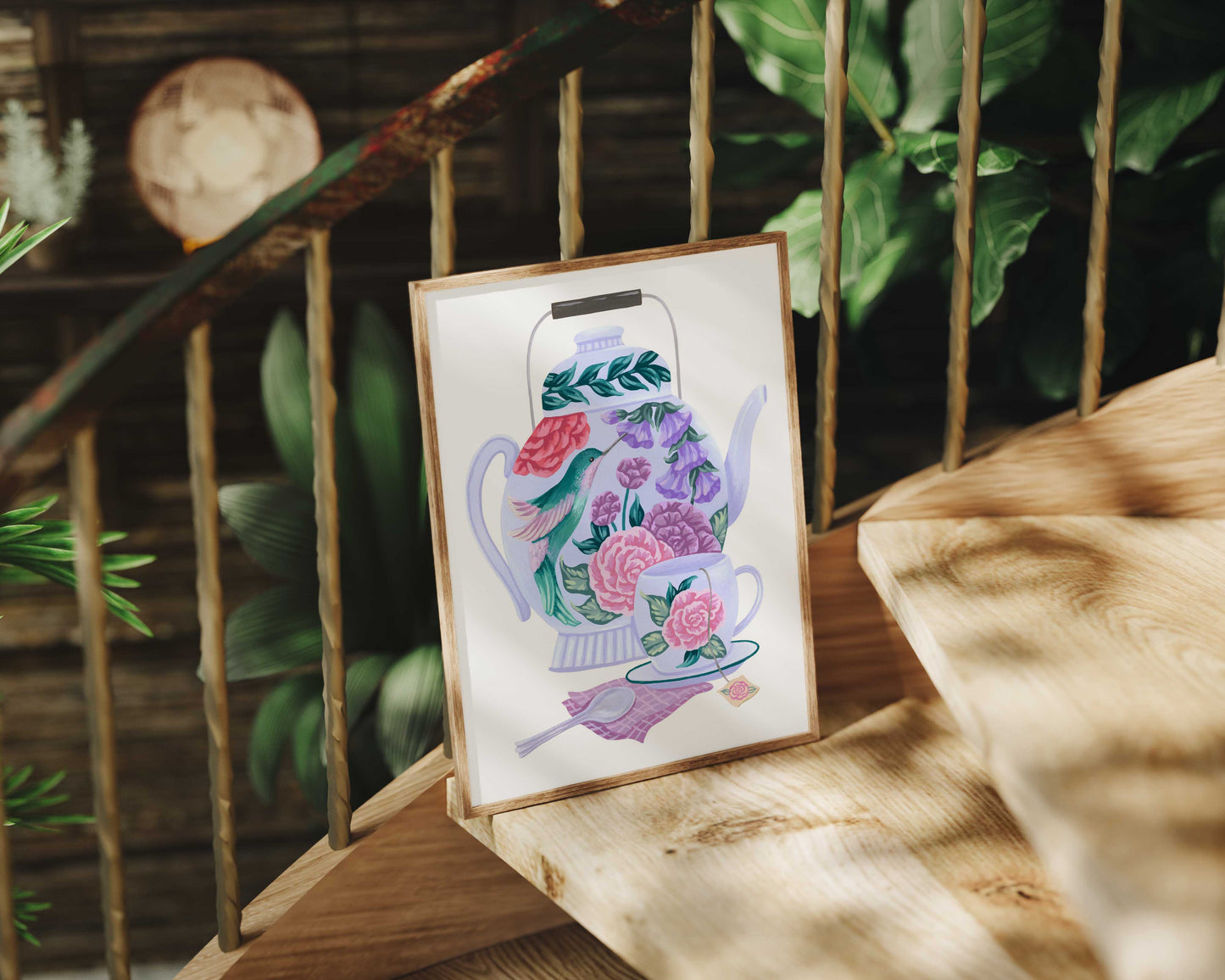 Mia_Whittemore_Hummingbird_Tea_Set_Stairs