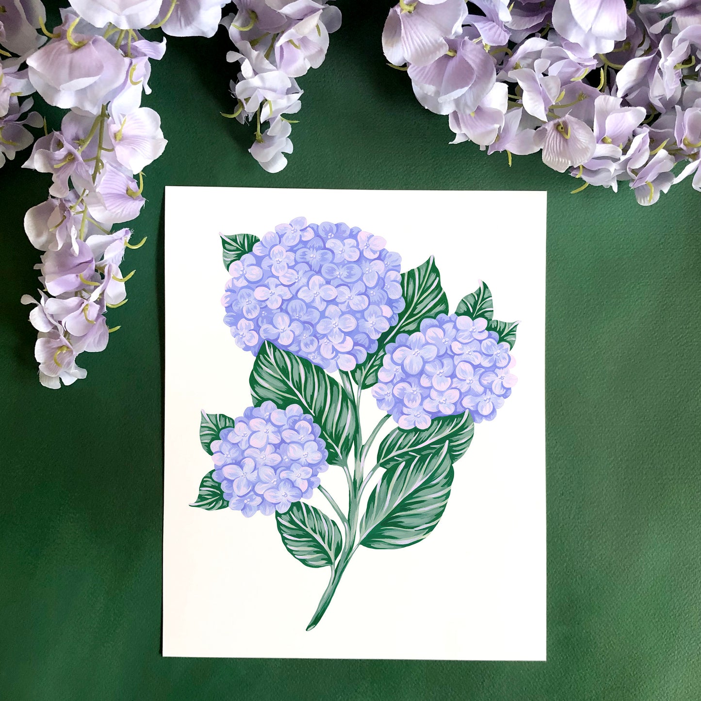 Hydrangea Art Print