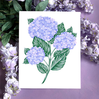 Hydrangea Art Print
