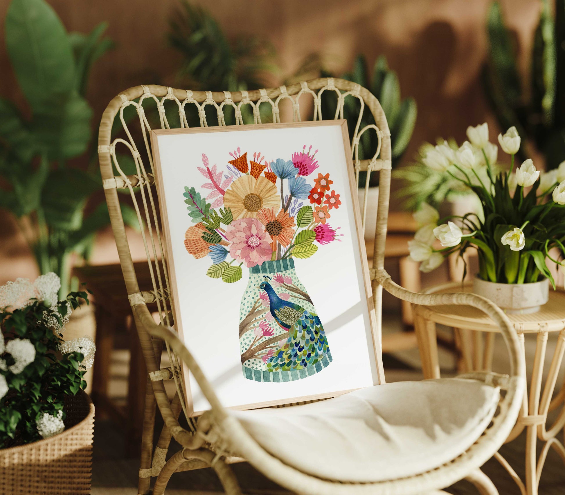 Mia_Whittemore_Peacock_Vase_Chair