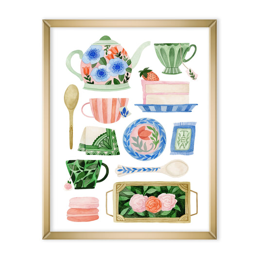 Tea Time Art Print