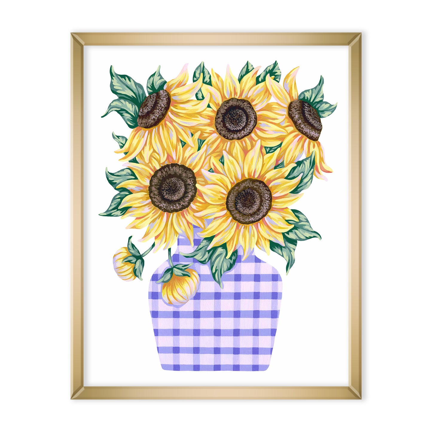 Sunflowers in Vase Art Print
