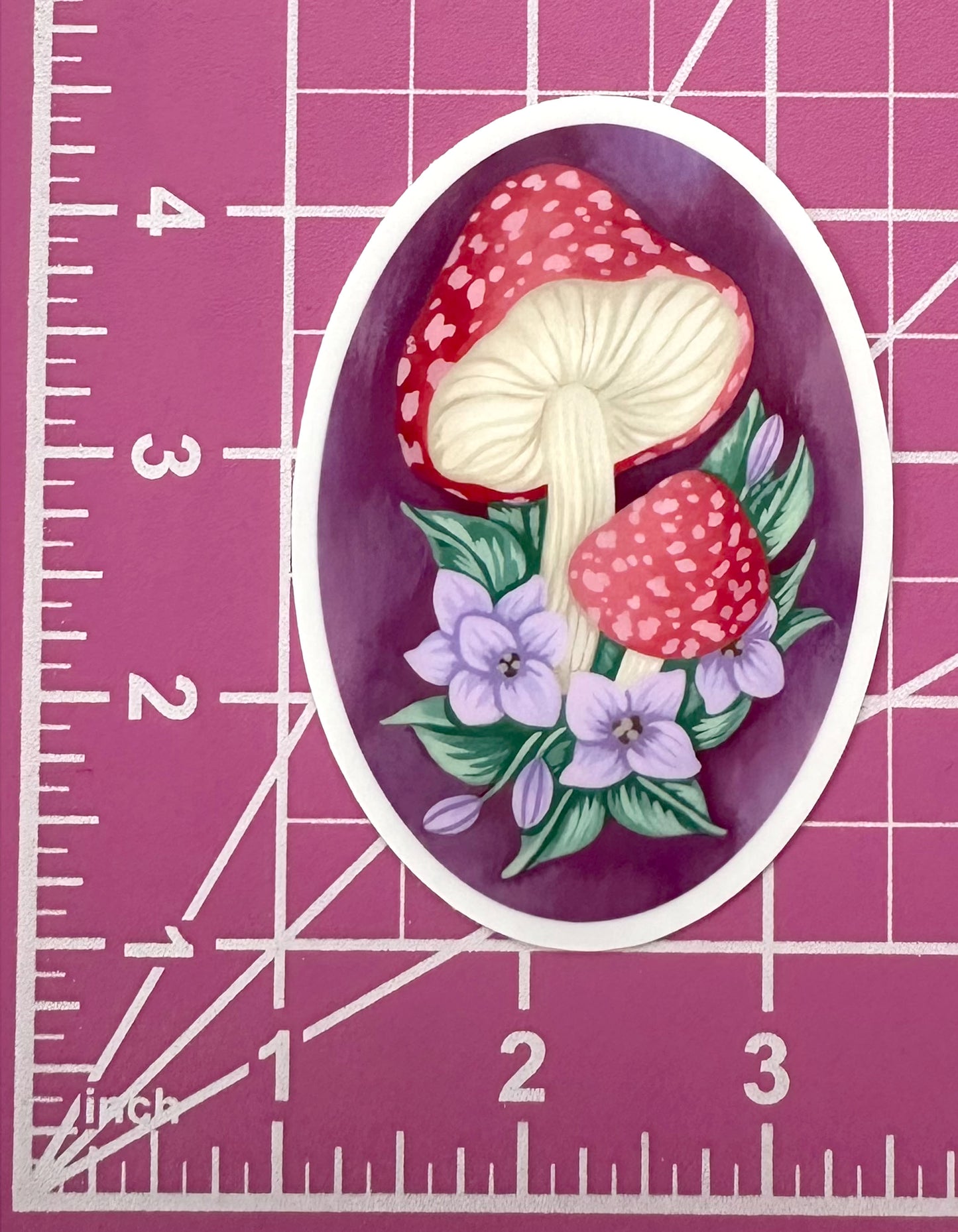 Mushroom Floral Sticker