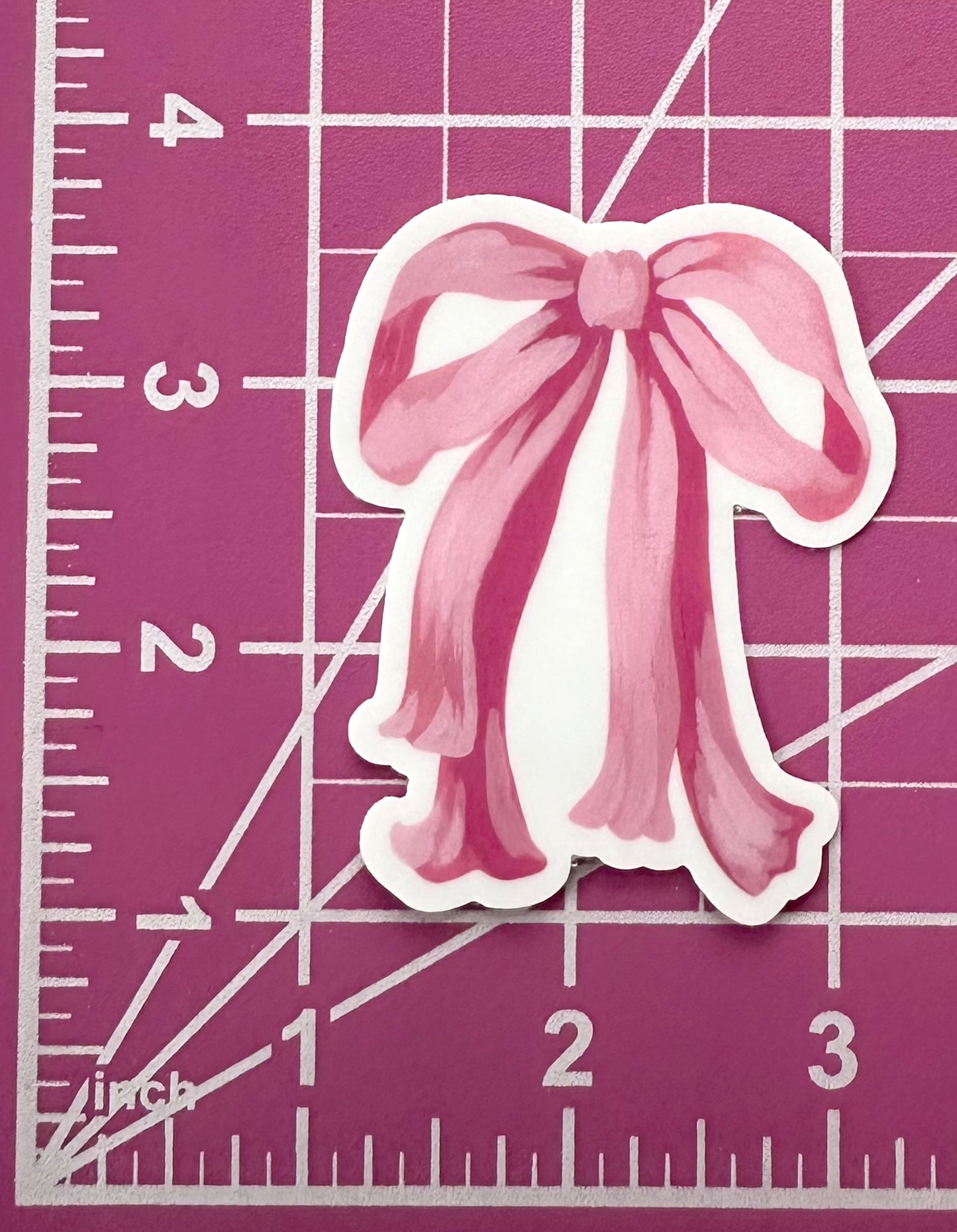 Pink Bow Sticker