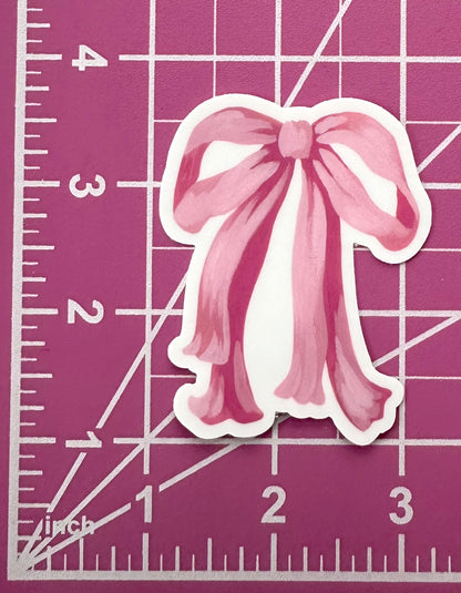 Pink Bow Sticker