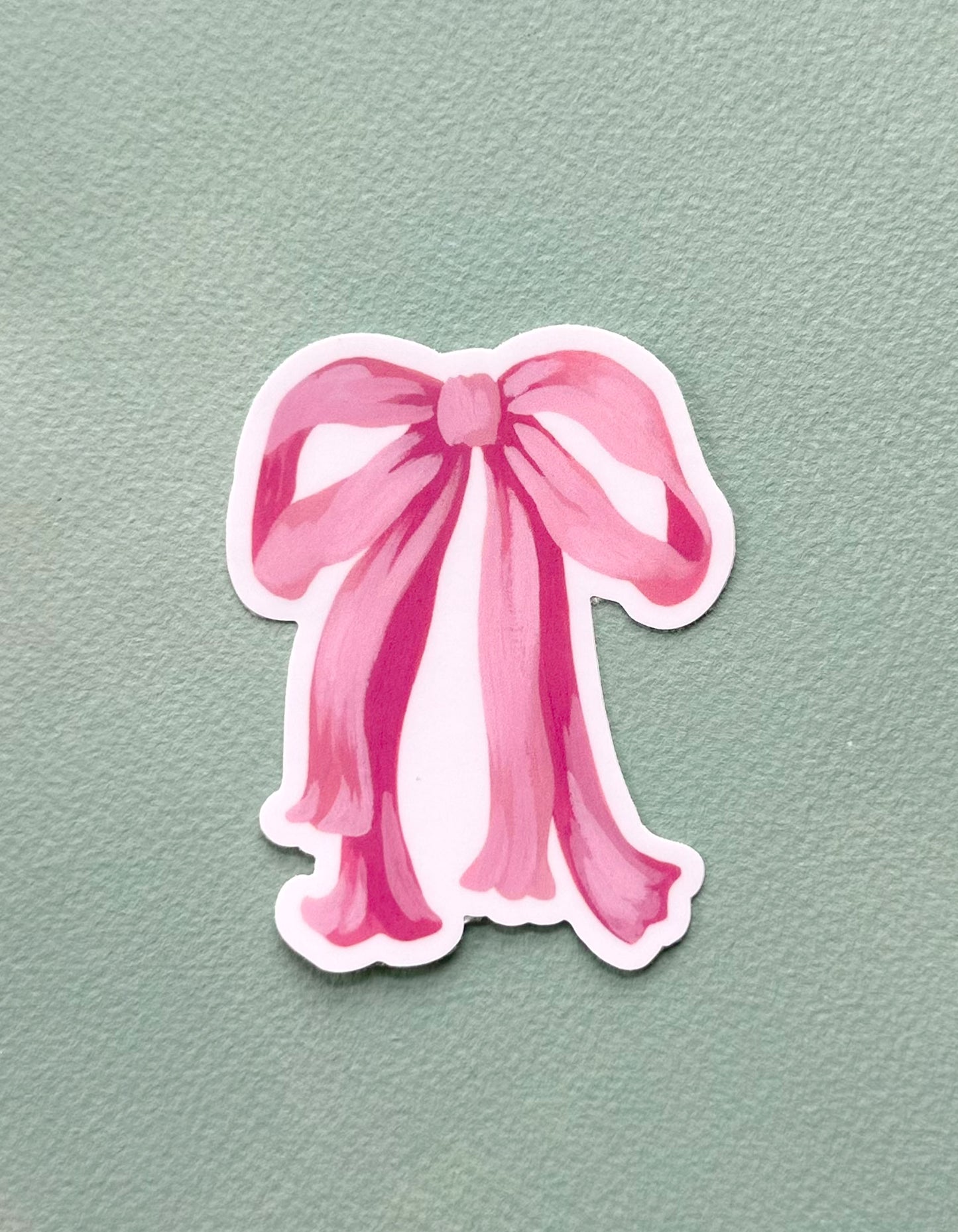 Pink Bow Sticker