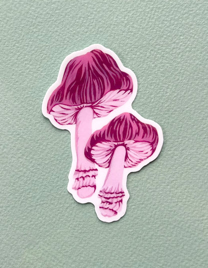 Purple Mushroom Sticker